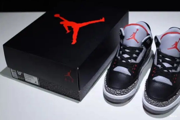 Bmlin Shoes 3 Cement 854262-001 Jordan Black Air 0502
